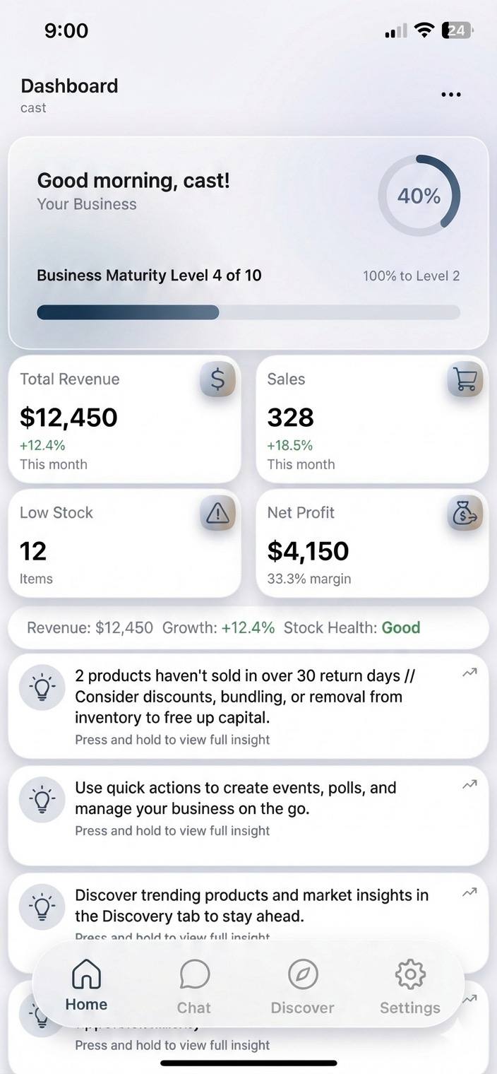 NexTrade mobile dashboard preview